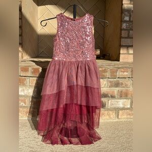 Lilt Shimmering Rose Layered Dress